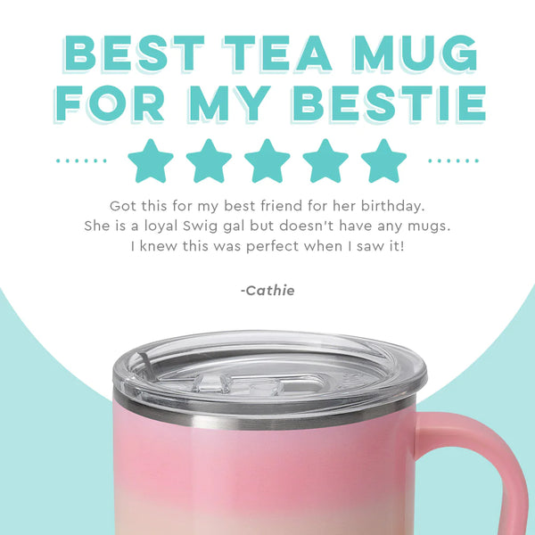 Swig Life customer review on 22oz Over the Rainbow Travel Mug - Best tea for my bestie