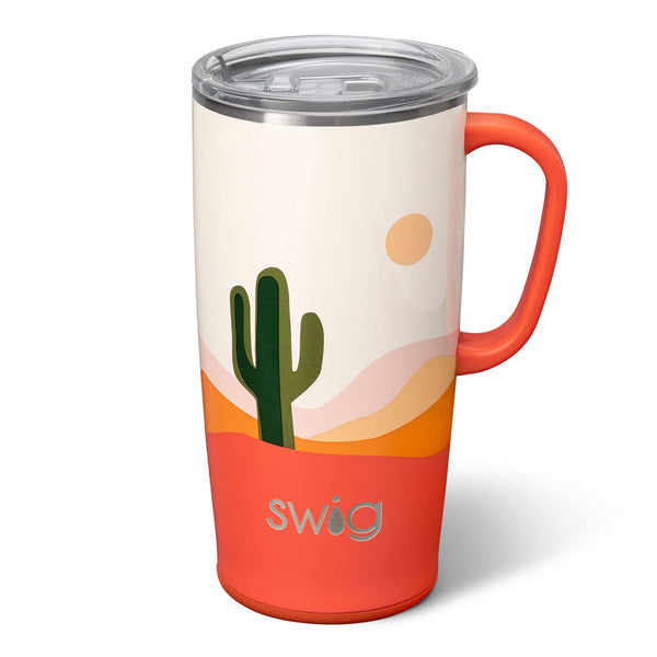 Swig Life 22oz Boho Desert Insulated Travel Mug with Handle