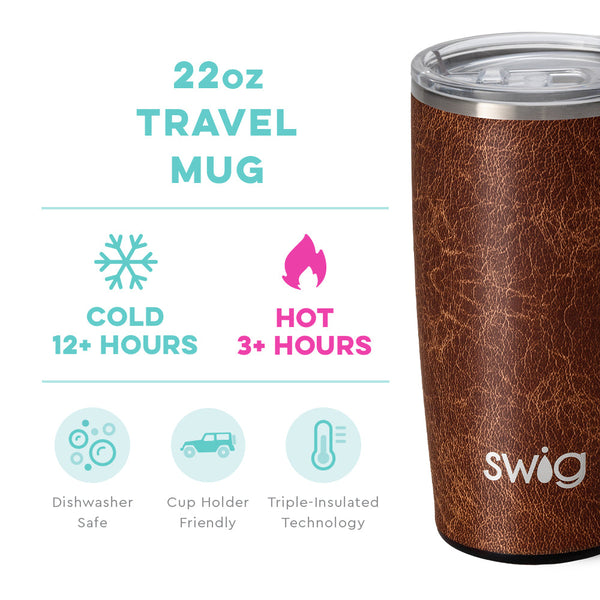 Leather Travel Mug (22oz)
