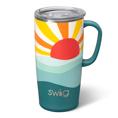 Swig Life 22oz Sun Dance Insulated Travel Mug with Handle