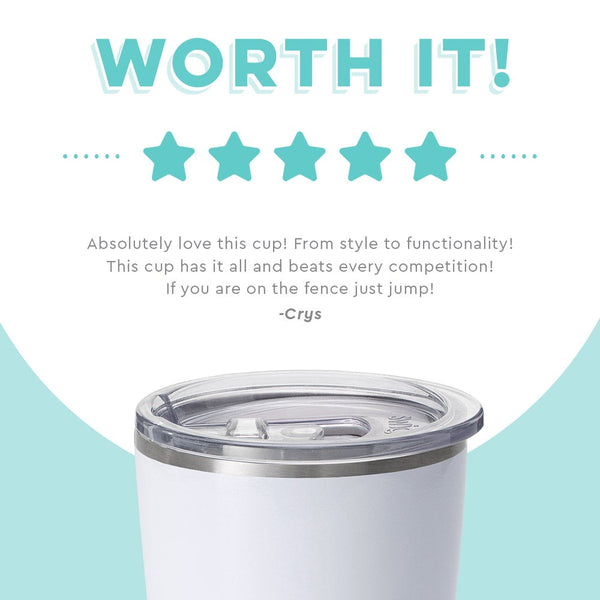 Shimmer Diamond White Tumbler (22oz)