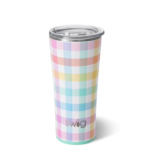 Pretty in Plaid 22oz Insulated Tumbler - Swig Life 