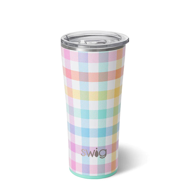 Pretty in Plaid 22oz Insulated Tumbler - Swig Life 