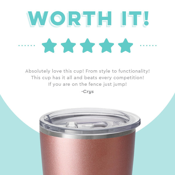 Shimmer Rose Gold Tumbler (22oz)