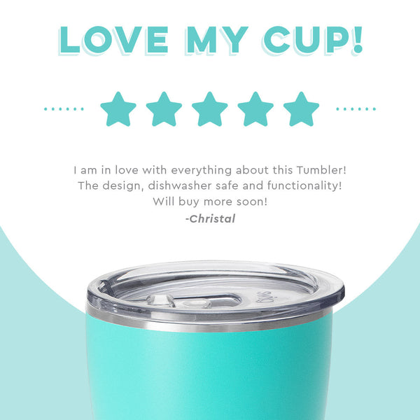 Swig Life customer review on 32oz Aqua Tumbler - Love my cup