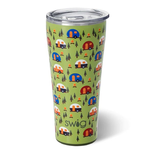 Happy Camper Tumbler (32oz)