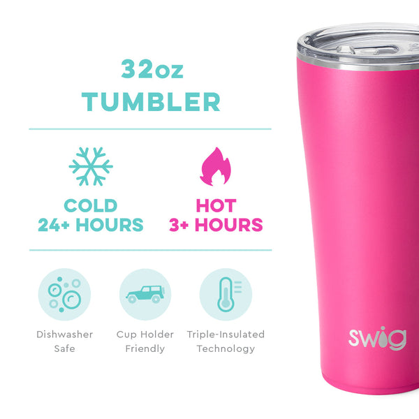 Hot Pink Tumbler (32oz)