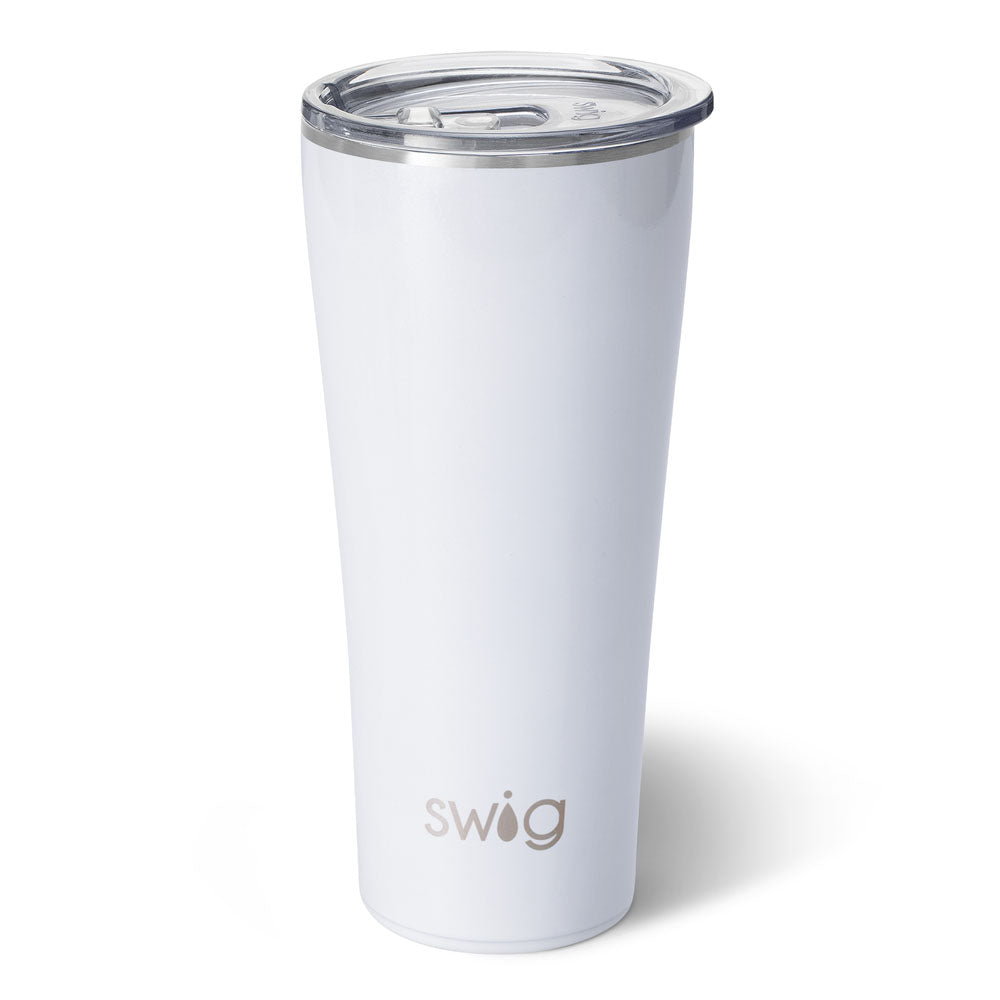 32oz Diamond White Stainless Steel Tumbler Cup | Swig Life