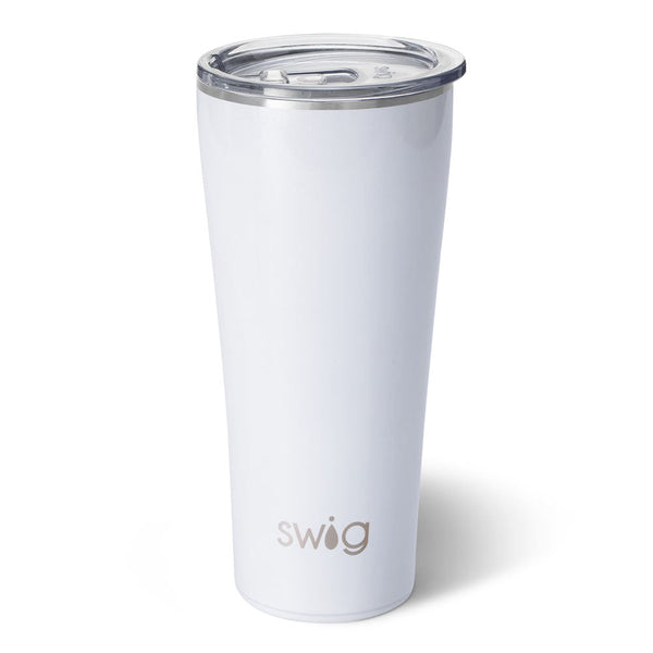 Swig Life 32oz Shimmer Diamond White Insulated Tumbler