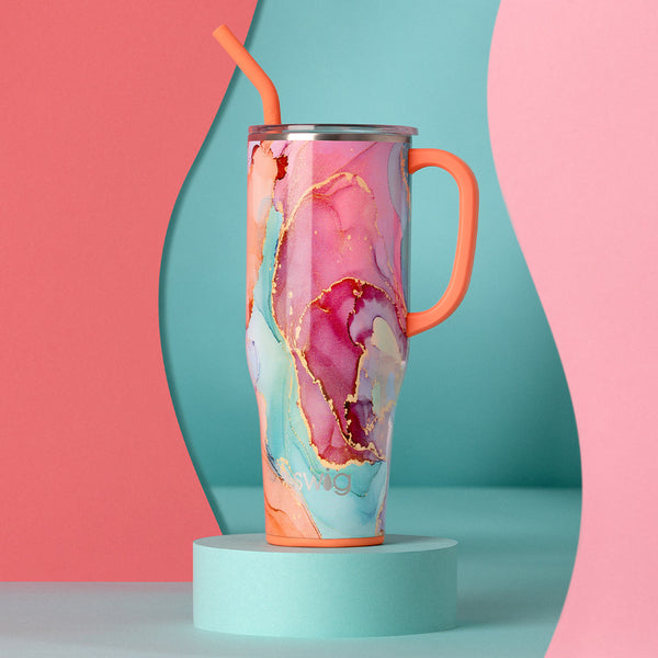 40 Oz Tumbler with Handle | Enchanting Unique Color