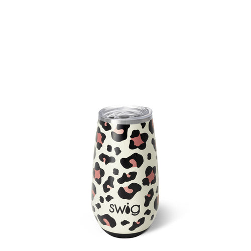 Luxy Leopard Stemless Flute (6oz)