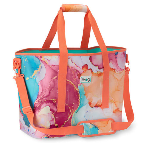 Pretty in Plaid Laminated Tote Bag