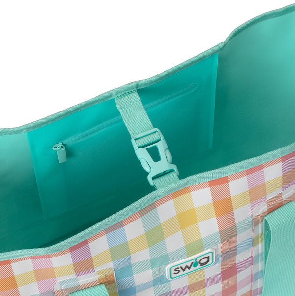 Pretty in Plaid Biggi Tote Bag
