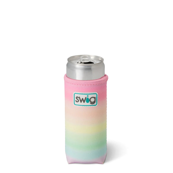Over the Rainbow 12oz Skinny Can Coolie - Swig Life 