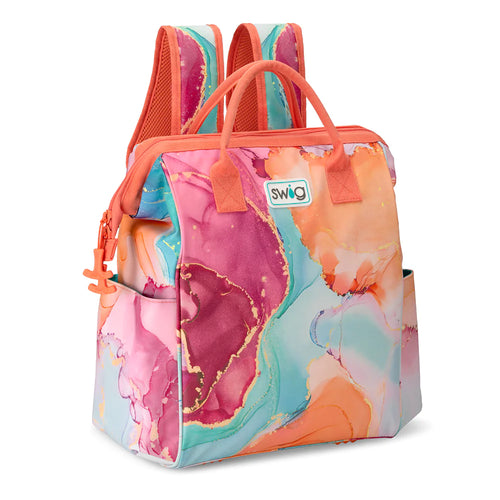 Pink Party Confetti Backpack Medium