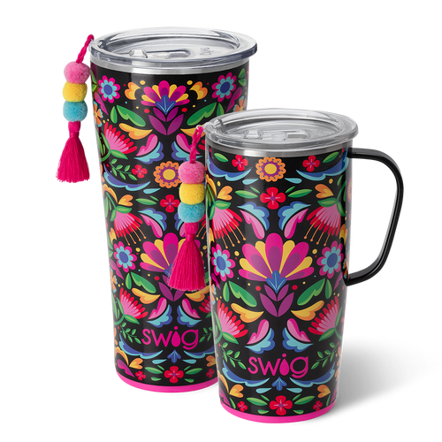 Swig Life Caliente XL Set including a 22oz Caliente Travel Mug and a 32oz Caliente Tumbler