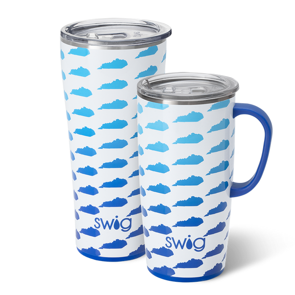 Swig Life Kentucky XL Set including a 22oz Kentucky Travel Mug and a 32oz Kentucky Tumbler