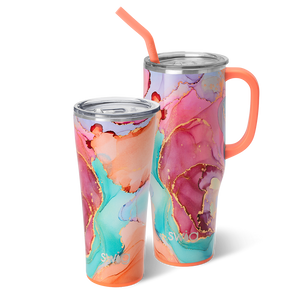 Swig Life 40oz Mega Mug |Discontinued Prints | Extra Large Insulated  Tumbler with Handle and Straw, …See more Swig Life 40oz Mega Mug  |Discontinued