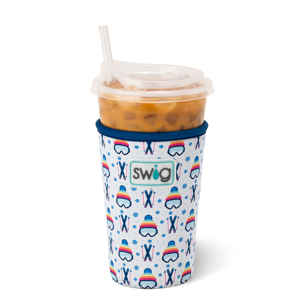 Swig Life Cup Coolie - Apres Ski 3mm Thick Neoprene - 22oz - Machine Washable and Great on The Go